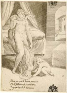 Nettuno e Melanto (dalla serie: Amorosi diletti degli Dei)